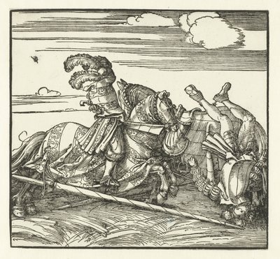 Zwei Reiter kämpfen zu Pferd von Albrecht Dürer or Duerer