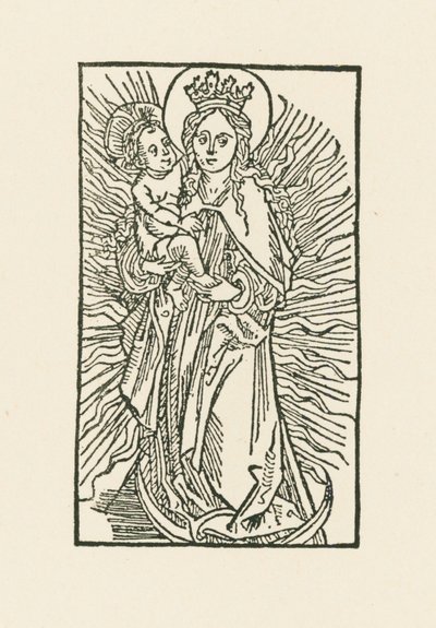 Jungfrau Maria in der Sonne von Albrecht Dürer or Duerer