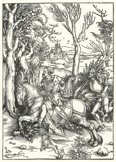 Der Ritter und der Landsknecht von Albrecht Dürer
