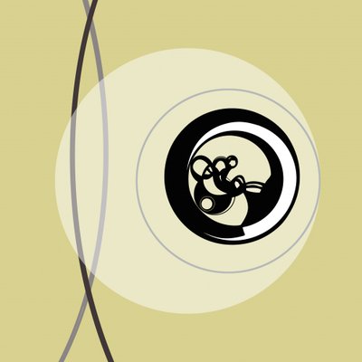 Abstrakte Wirbelkreise von Alejandra Winkhaus