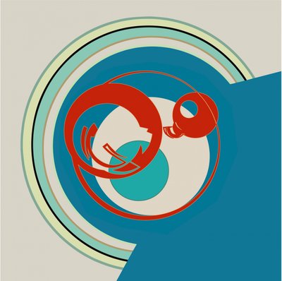 Moderne geometrische Wirbel von Alejandra Winkhaus