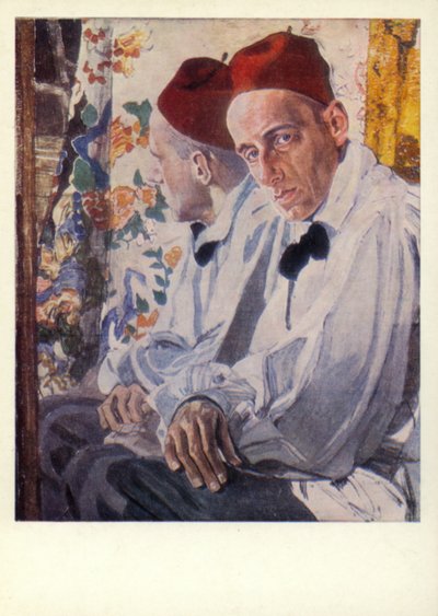 Wsewolod Meyerhold, russischer Schauspieler von Aleksandr Jakovlevic Golovin