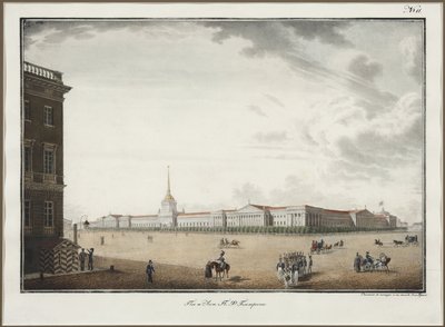 Die Admiralität in Sankt Petersburg von Aleksandr Pavlovich Bryullov