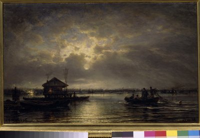 Sommernacht an der Newa von Aleksei Petrovich Bogolyubov