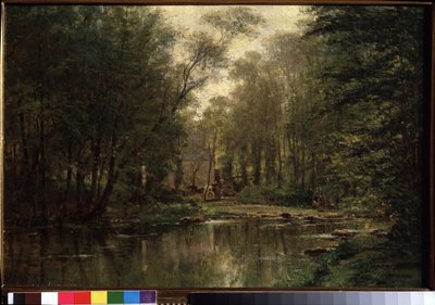 Landschaft von La Veules in der Normandie von Aleksei Petrovich Bogolyubov