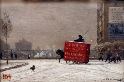 Winter in Paris von Aleksei Petrovich Bogolyubov