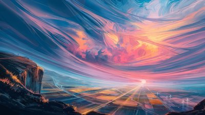 Lebendiger Himmel Horizont von Alena Aenami