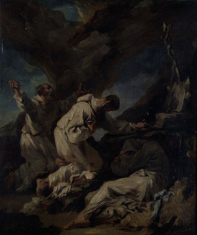 Betende Mönche von Alessandro (style of) Magnasco
