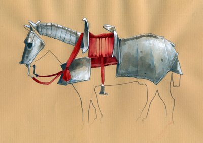Pferderüstung von Alessandro Lonati