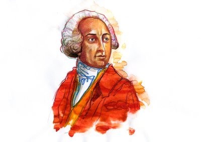 Porträt von Antoine Laurent de Lavoisier, französischer Chemiker (1743-1794) von Alessandro Lonati