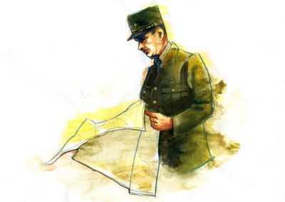 Porträt von General Charles de Gaulle (1890-1970) während des Zweiten Weltkriegs von Alessandro Lonati