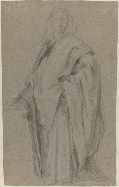 Porträt eines Prokurators [verso] von Alessandro Longhi or Pietro Longhi