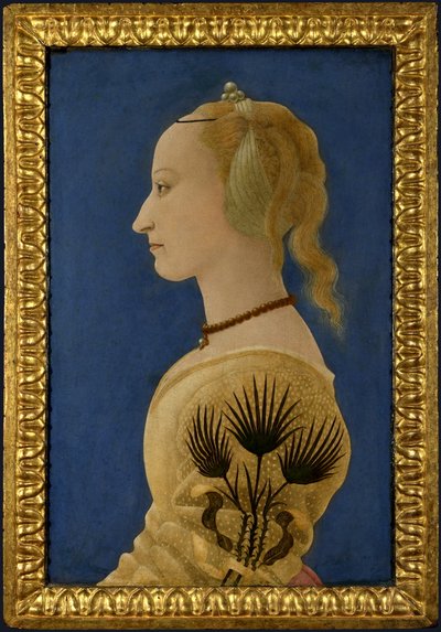 Porträt einer Dame von Alesso Baldovinetti