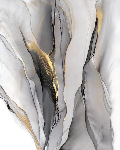 Goldener Tintenfluss von Alevtina Shelest