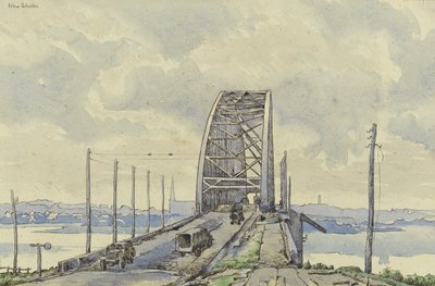 Die Nijmeger Brücke, Holland von Alex Colville