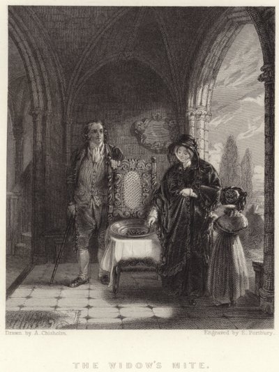 Das Scherflein der Witwe von Alexander (after) Chisholm