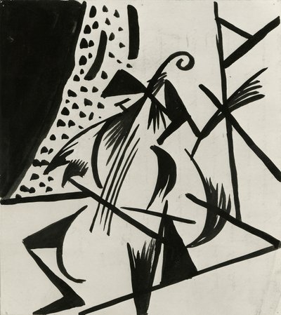 Musiker, ca. 1914-15 von Alexander Bogomazov