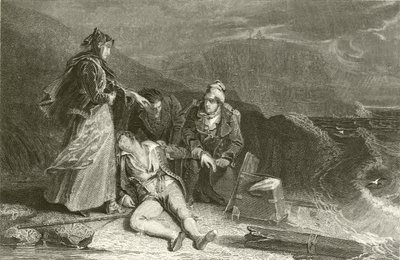Lumburgh Head, von Jarlshof, Schiffbruch von Cleveland von Alexander Chisholm