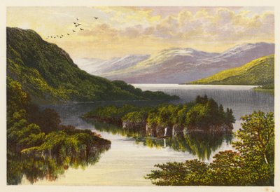 Schottische Loch-Landschaft: Loch Katrine von Alexander Francis (after) Lydon