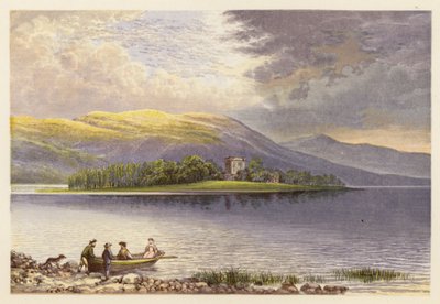 Schottische Loch-Landschaft: Loch Leven von Alexander Francis (after) Lydon