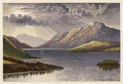 Schottische Loch-Szenerie: Loch Lomond von Alexander Francis (after) Lydon