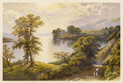 Schottische Loch-Landschaft: Lochmaben von Alexander Francis (after) Lydon