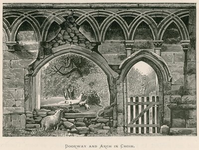 Bolton Priory, Tür und Bogen im Chor von Alexander Francis Lydon