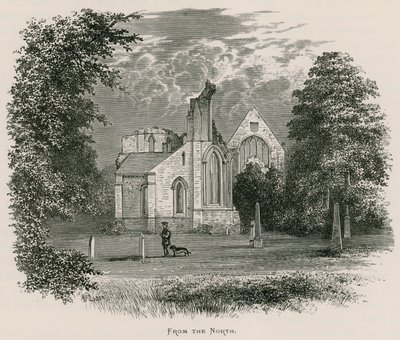 Dryburgh Abbey, von Norden von Alexander Francis Lydon