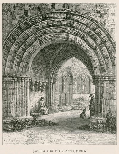 Furness Abbey, Blick in das Kapitelhaus von Alexander Francis Lydon
