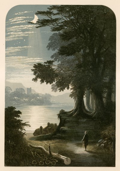 Illustration zu Miltons Il Penseroso von Alexander Francis Lydon