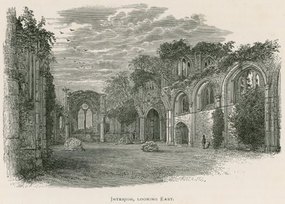 Netley Abbey, Innenansicht, Blick nach Osten von Alexander Francis Lydon