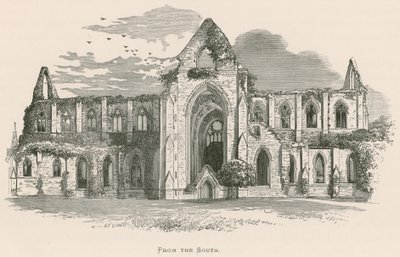 Tintern Abbey, von Süden von Alexander Francis Lydon