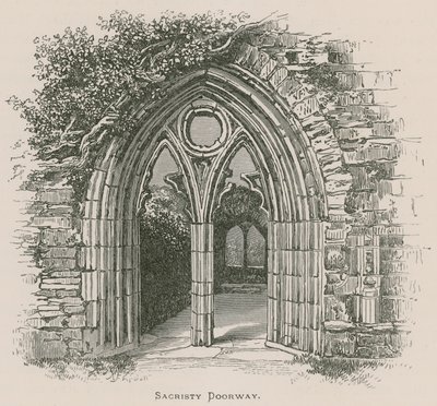 Tintern Abbey, Sakristeitür von Alexander Francis Lydon