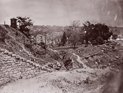 Ruinen der R & P Eisenbahnbrücke, Richmond, ca. 1865 von Alexander Gardner