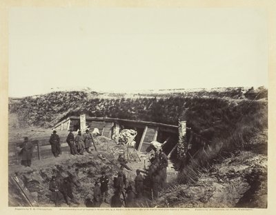 Die Kanzel, Fort Fisher, N.C., Januar 1865 von Alexander Gardner