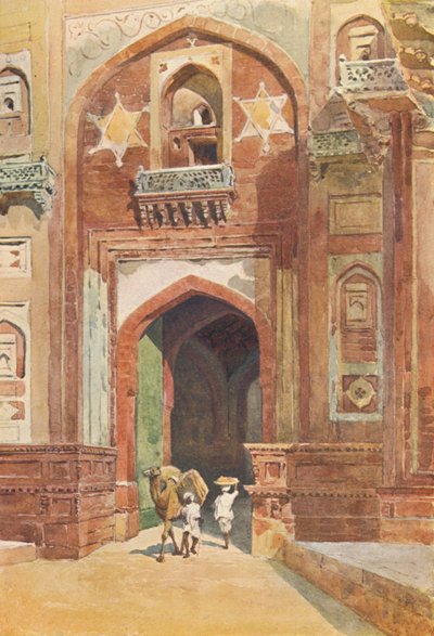 Agra Fort - Innerhalb des Delhi-Tors, ca. 1880-1905 von Alexander Henry Hallam Murray