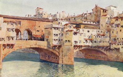 Florenz, Ponte Vecchio von Alexander Henry Hallam Murray