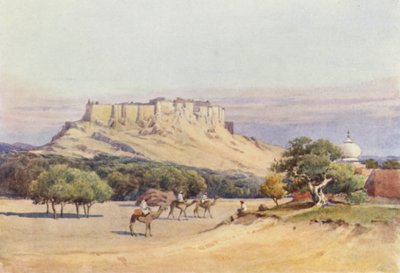 Jodhpur, Gesamtansicht der Festung von Alexander Henry Hallam Murray