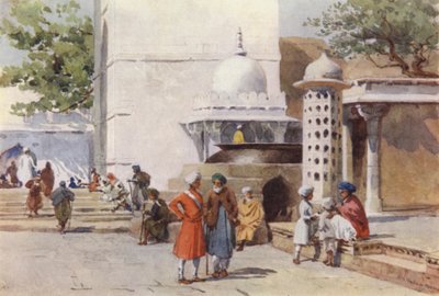 Der Kessel am Eingang zur Dargah, Ajmere von Alexander Henry Hallam Murray