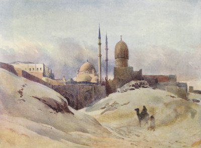 Die Zitadelle, Kairo, in einem Sandsturm von Alexander Henry Hallam Murray