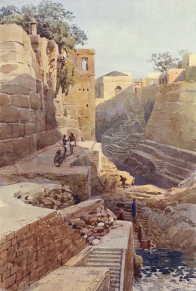 Der Tank hinter dem Dargah, Ajmere von Alexander Henry Hallam Murray