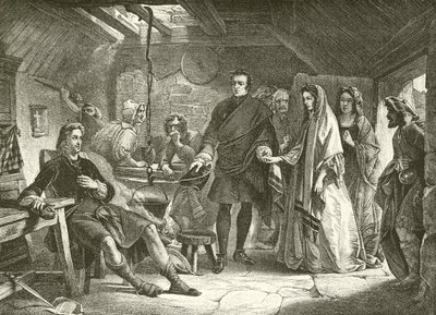Das erste Treffen von Prinz Charles mit Flora Macdonald von Alexander Johnston