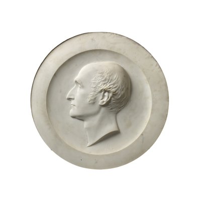 Profilporträt von Dr. Henry Wellesley, 1856 (Carrara-Marmor) von Alexander Munro