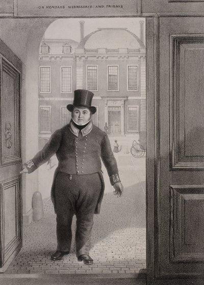 Eingangstor, British Museum, Holborn, London von Alexander O