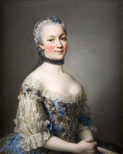 Porträt einer Frau von Alexander Roslin