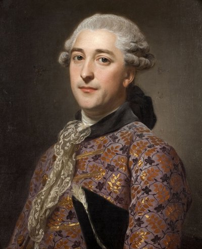 Porträt von Prinz Wladimir Borissowitsch Golizyn 1731-1799, 1762 von Alexander Roslin