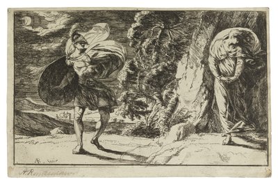 Fingal trifft Carbon Carglass, ca. 1774 von Alexander Runciman