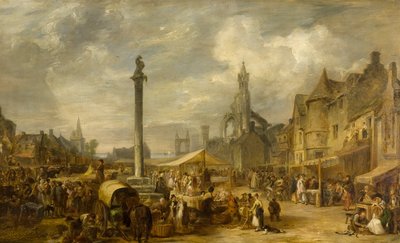 Ein schottischer Jahrmarkt, ca. 1834 von Alexander Snr Fraser