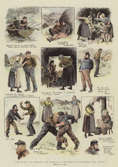 Die Geschichte von Homesh und Hamish, eine Warnung an Ehemänner und Ehefrauen von Alexander Stuart Boyd
