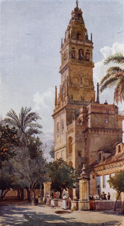 Der Orangenhof, Moschee von Cordova von Alexander Wallace Rimington